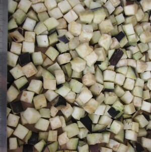 Баклажаны кубик 10*10