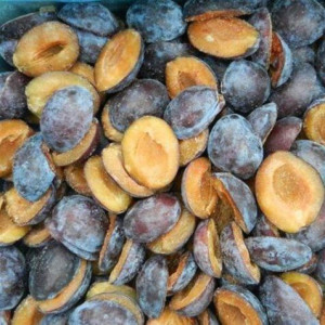 Plum halves
