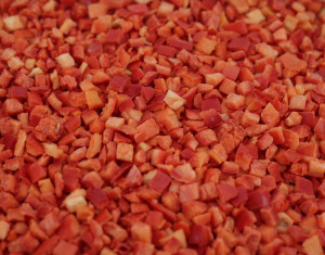 Перец красный кубик 10*10