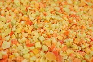 Перец меланж кубик 10*10